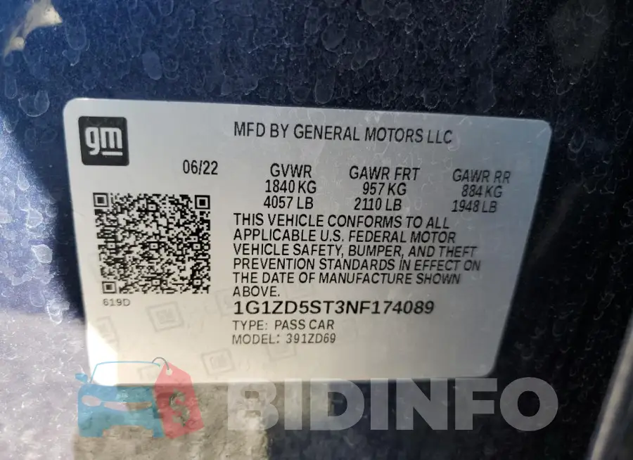 1G1ZD5ST3NF174089 Photo# 12