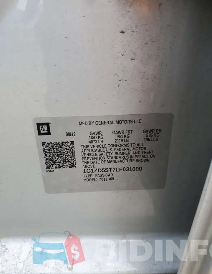 1G1ZD5ST7LF031000 Photo# 12