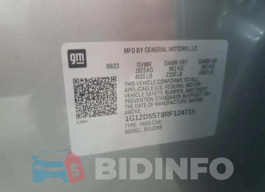 1G1ZD5ST8RF124715 Photo# 13