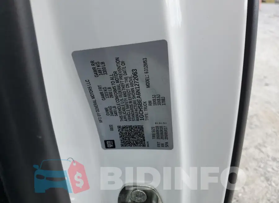 1GCHSBEA6N1272063 Photo# 12