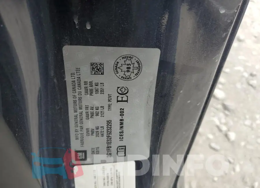 2G1FB1E32F9232295 Photo# 12