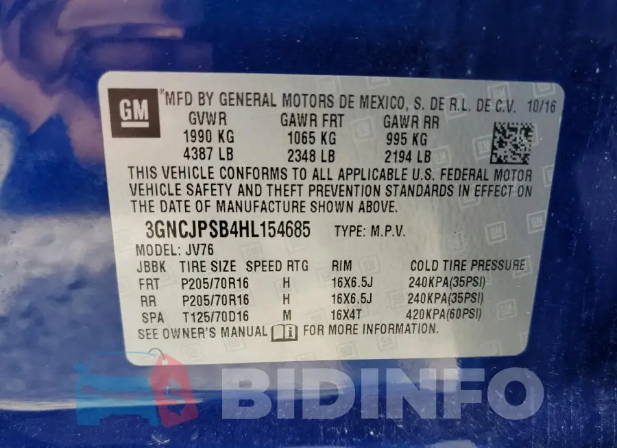 3GNCJPSB4HL154685 Photo# 12