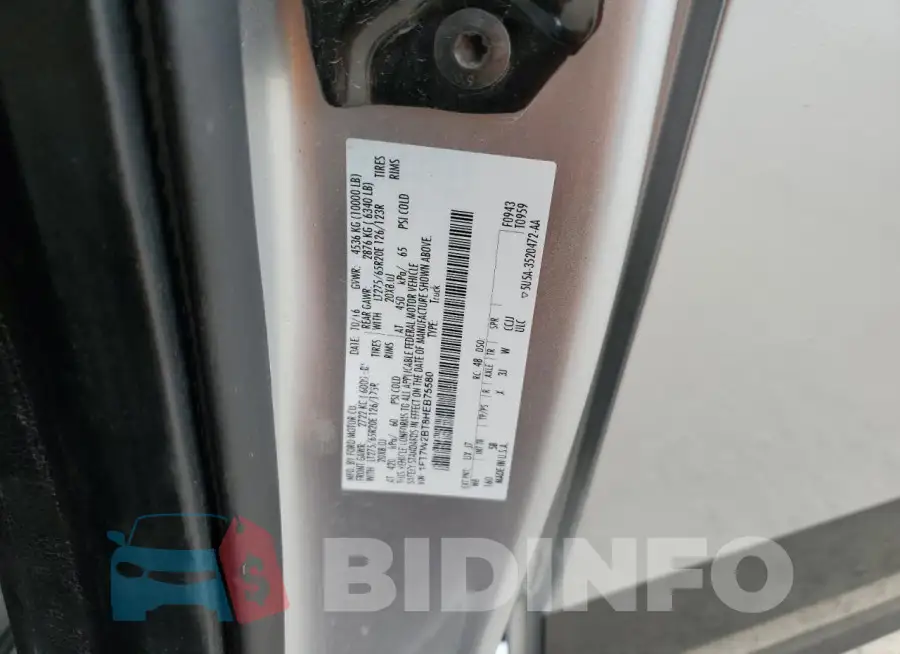 1FT7W2BT8HEB75580 Photo# 12