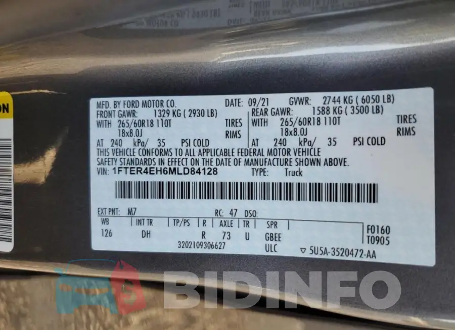 1FTER4EH6MLD84128 Photo# 13