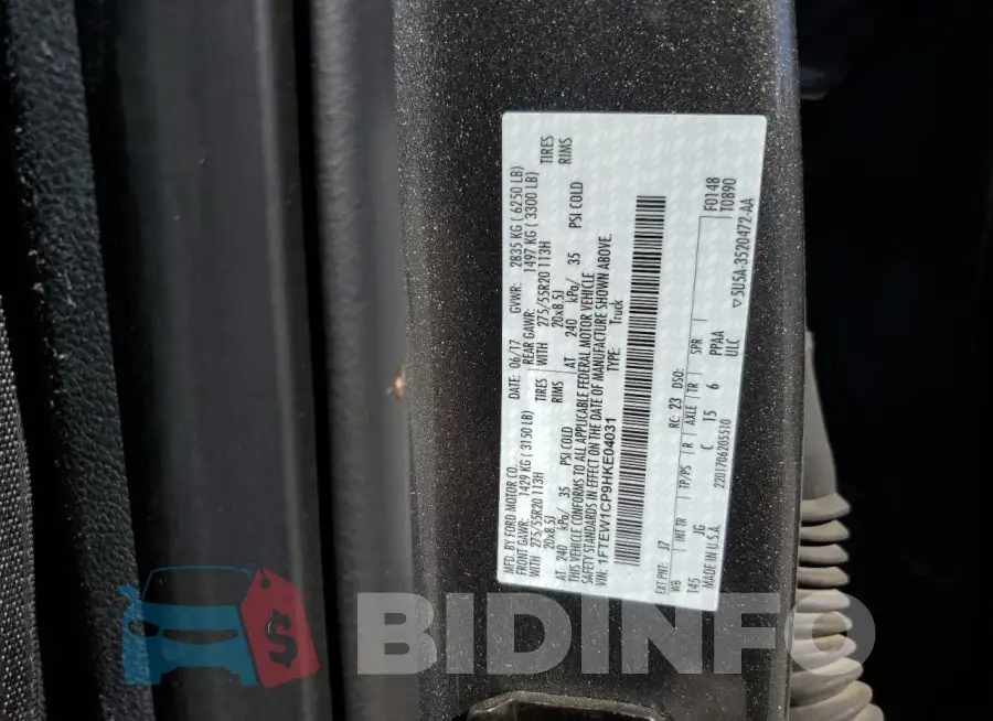 1FTEW1CP9HKE04031 Photo# 12