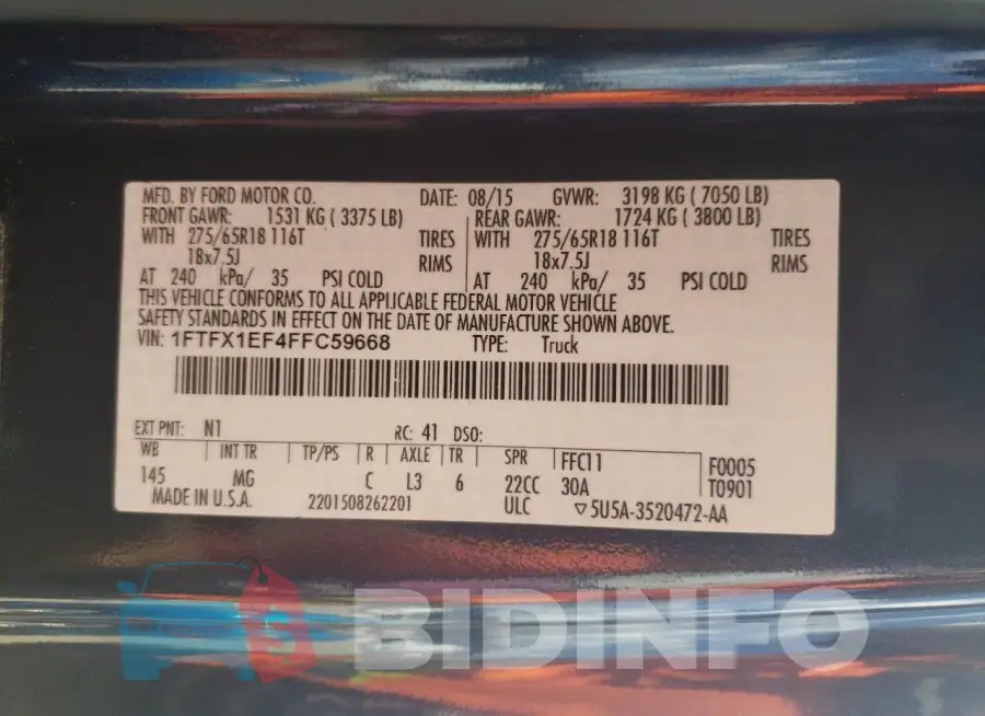 1FTFX1EF4FFC59668 Photo# 14
