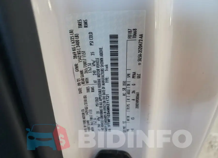 1FTMF1EB4MKE11721 Photo# 12