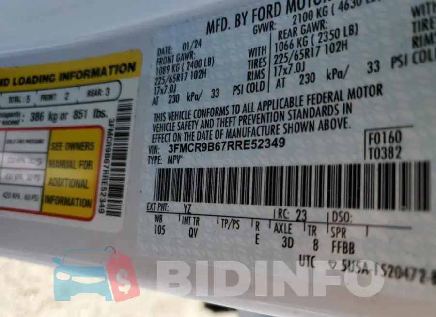 3FMCR9B67RRE52349 Photo# 13