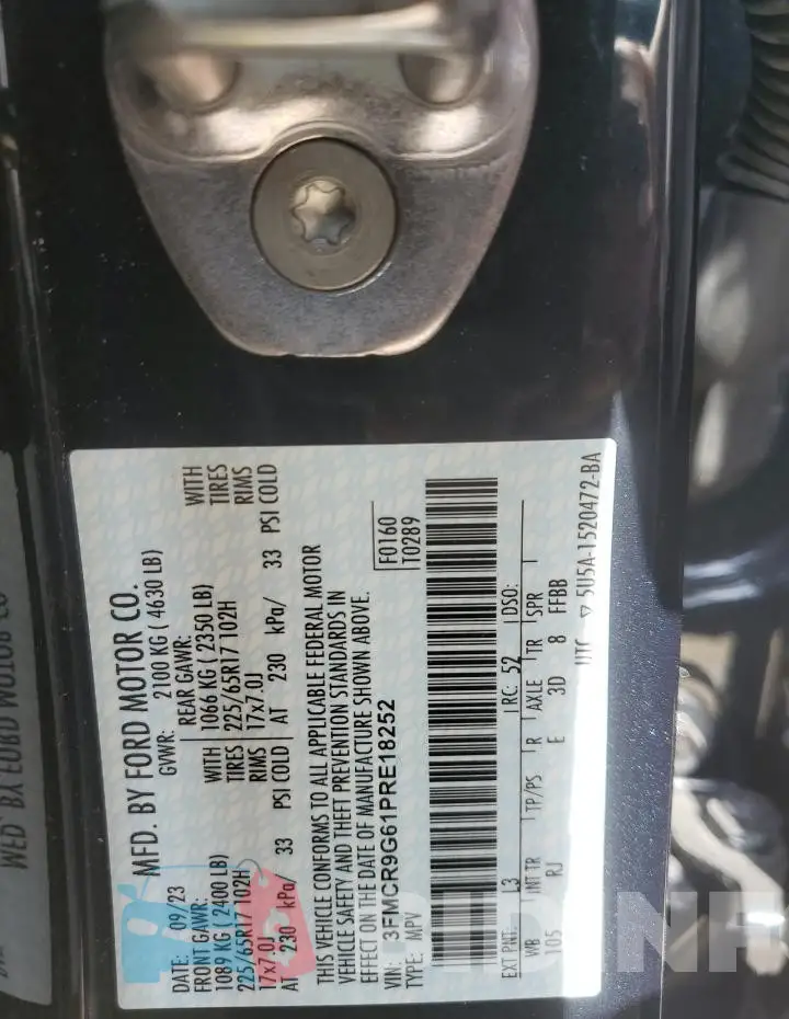 3FMCR9G61PRE18252 Photo# 12