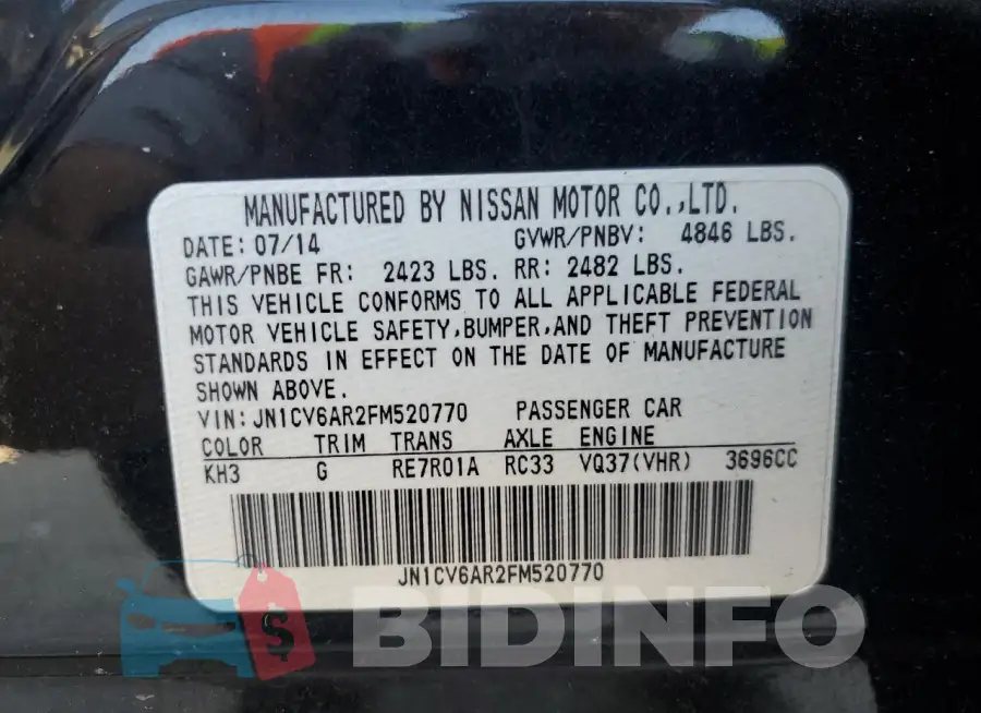 JN1CV6AR2FM520770 Photo# 12