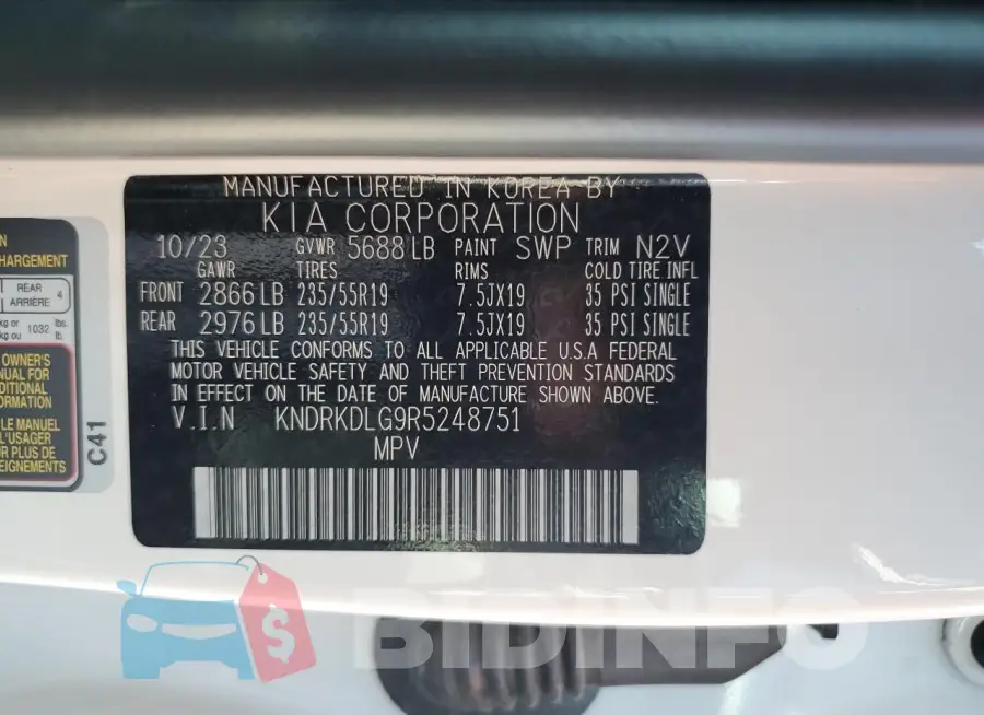 KNDRKDLG9R5248751 Photo# 13