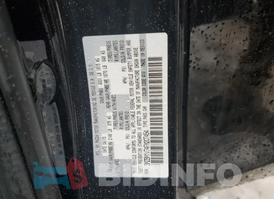 3MZBM1V74FM207454 Photo# 12