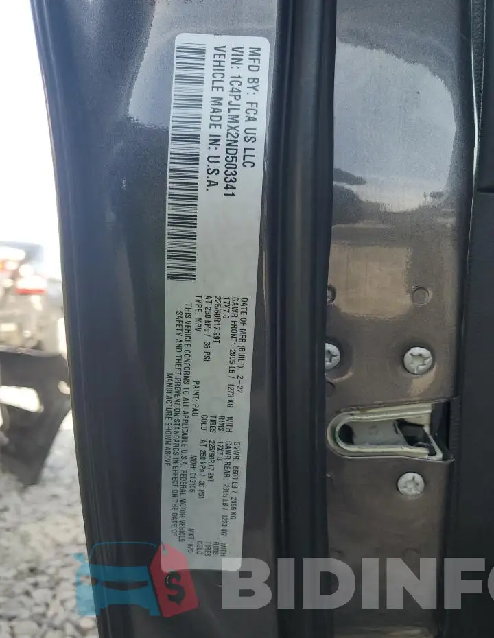 1C4PJLMX2ND503341 Photo# 13