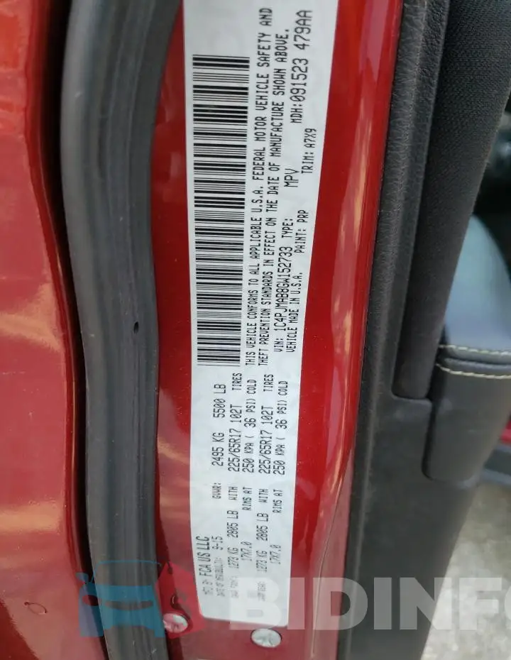 1C4PJMAB8GW152733 Photo# 13