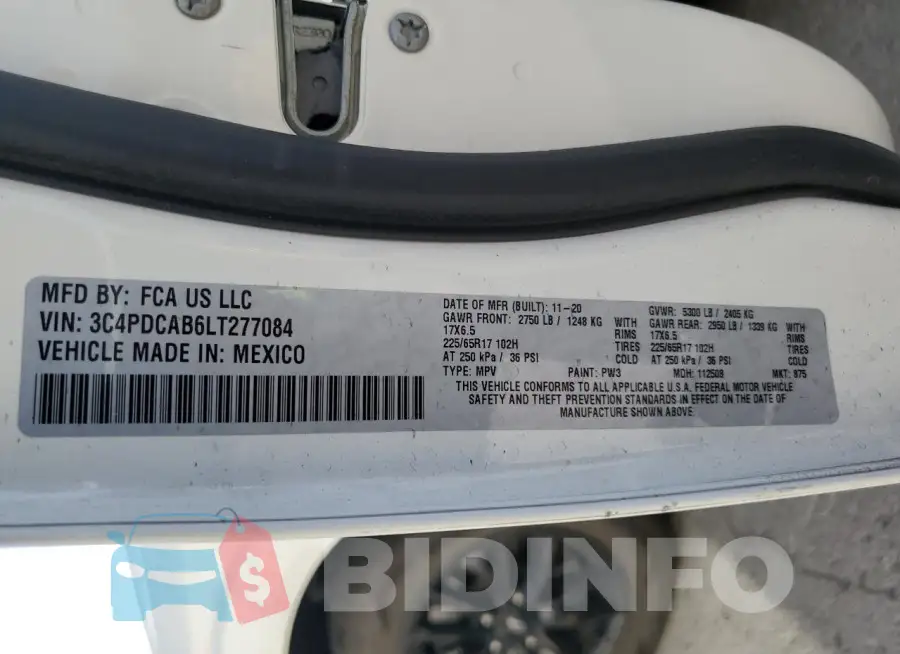 3C4PDCAB6LT277084 Photo# 14