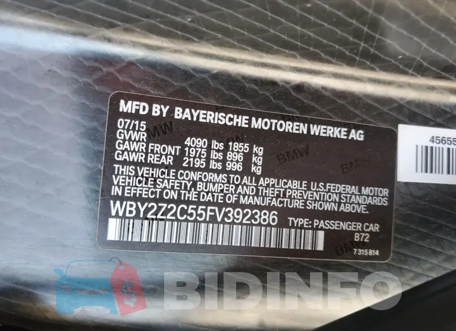 WBY2Z2C55FV392386 Photo# 13
