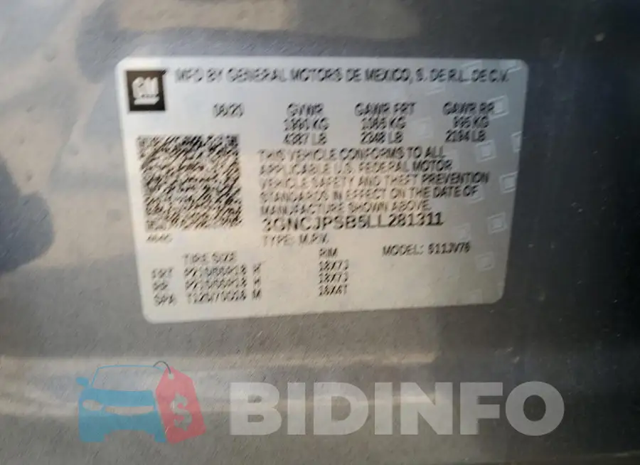 3GNCJPSB5LL281311 Photo# 12