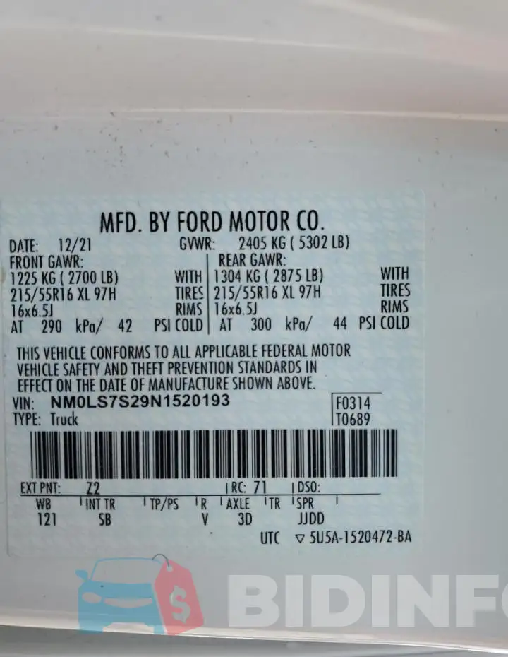 NM0LS7S29N1520193 Photo# 13
