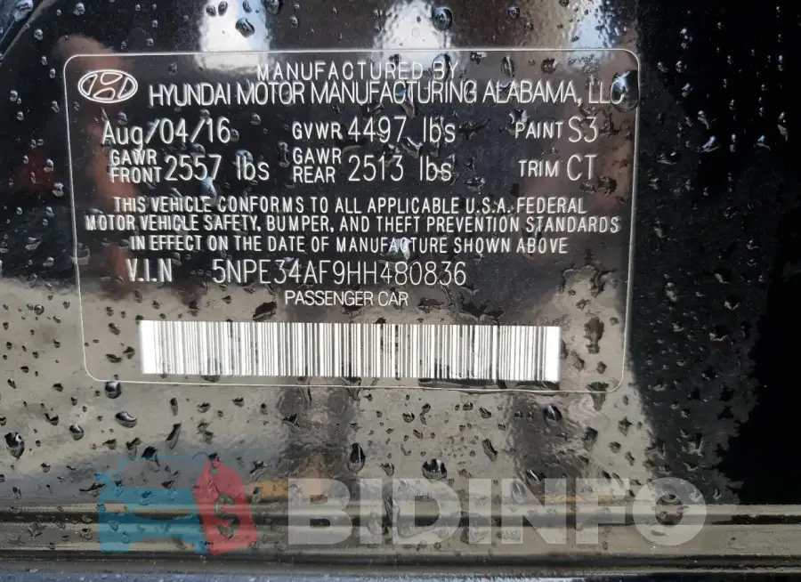 5NPE34AF9HH480836 Photo# 13