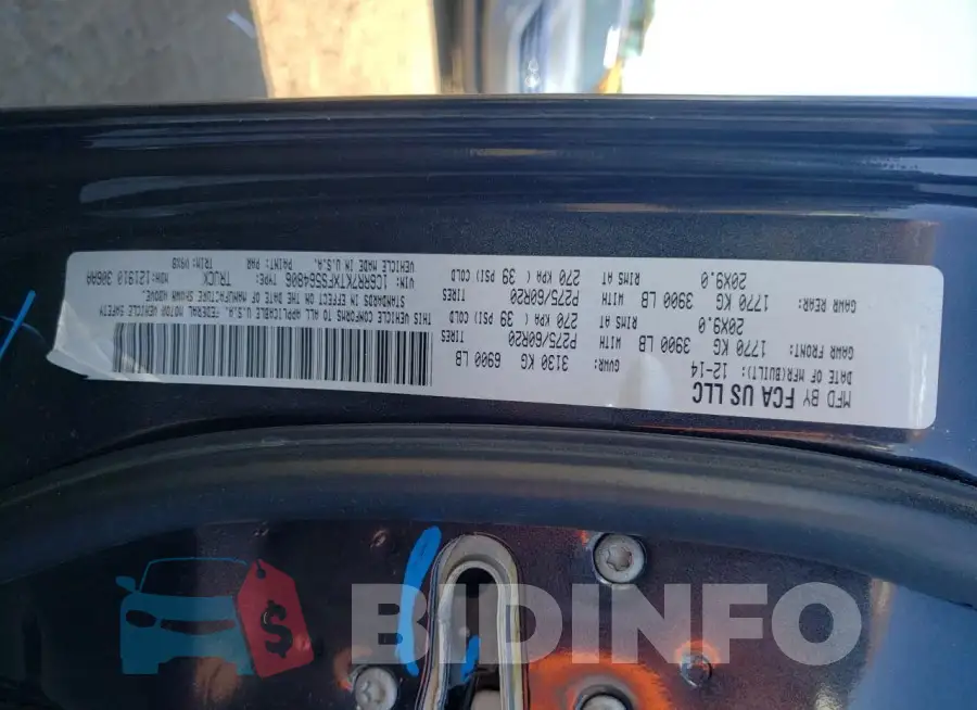 1C6RR7KTXFS564806 Photo# 12