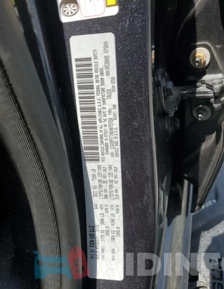 1C6SRFETXKN875720 Photo# 12