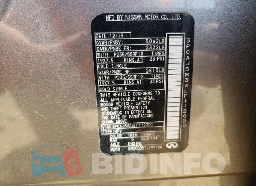 3PCAJ5M34LF112020 Photo# 12