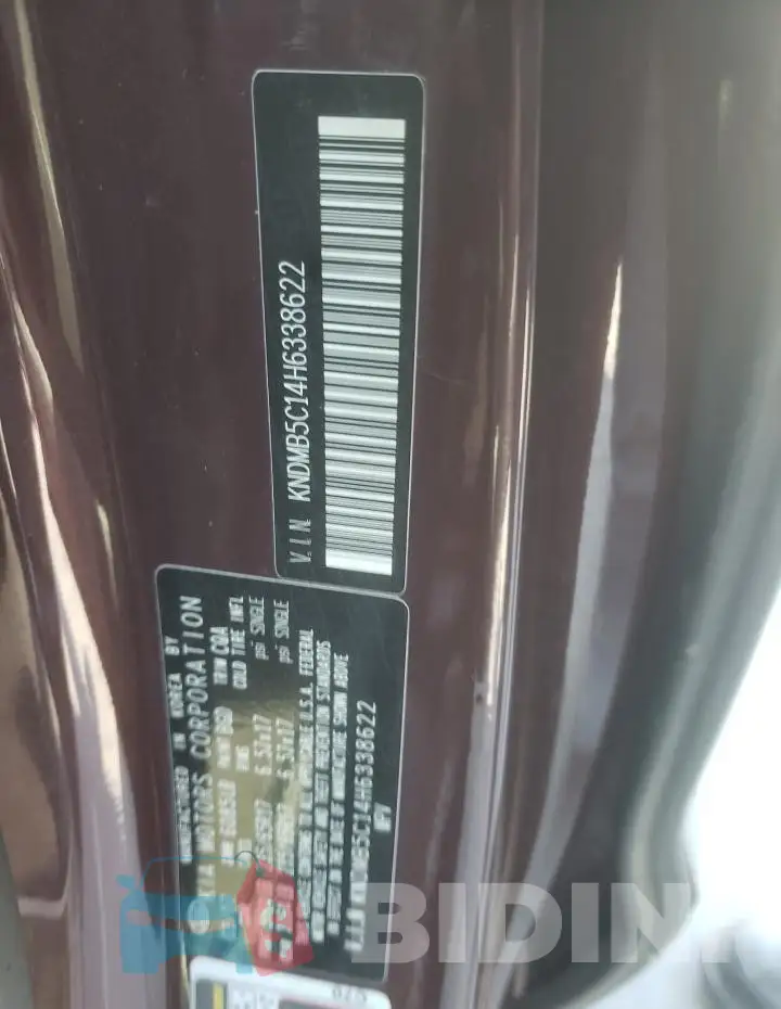 KNDMB5C14H6338622 Photo# 13