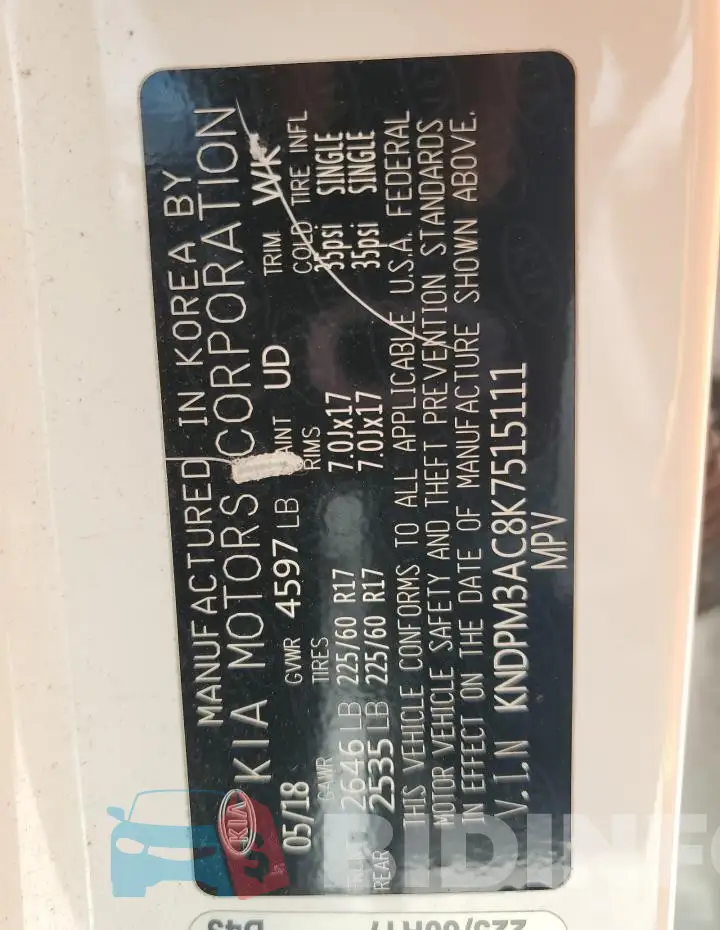 KNDPM3AC8K7515111 Photo# 13