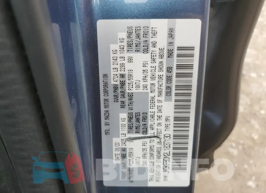 JM3KFBDM2L1837130 Photo# 14
