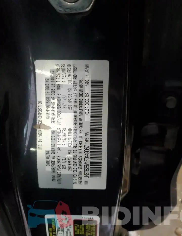 JM3TB2BV1F0449067 Photo# 14