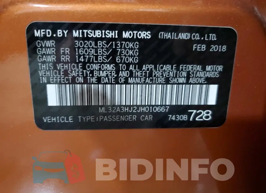 ML32A3HJ2JH010667 Photo# 12