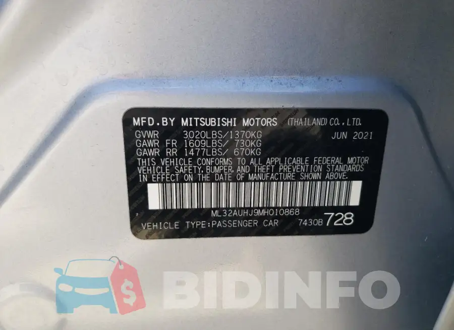 ML32AUHJ9MH010868 Photo# 12