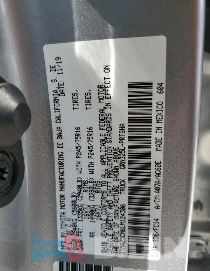3TMAZ5CN6LM124306 Photo# 12