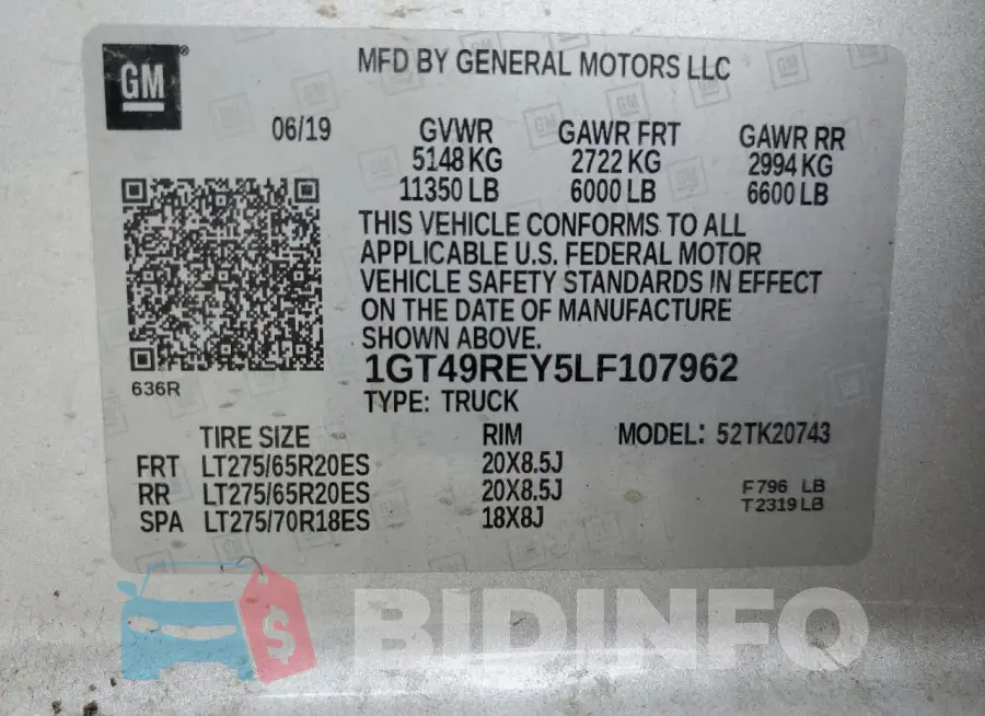 1GT49REY5LF107962 Photo# 13