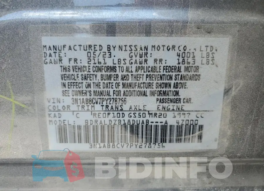 3N1AB8CV7PY278756 Photo# 12