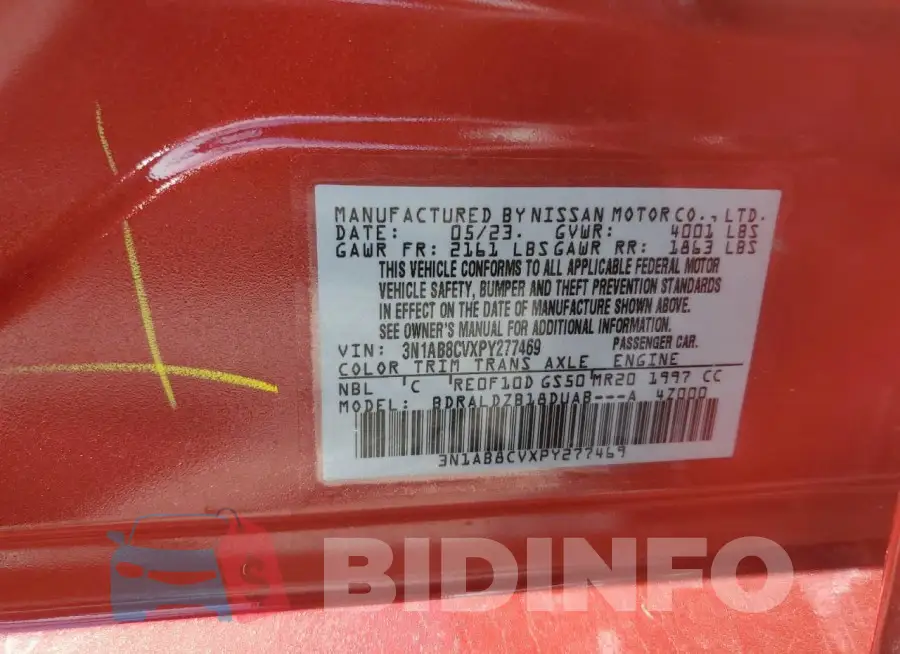 3N1AB8CVXPY277469 Photo# 12