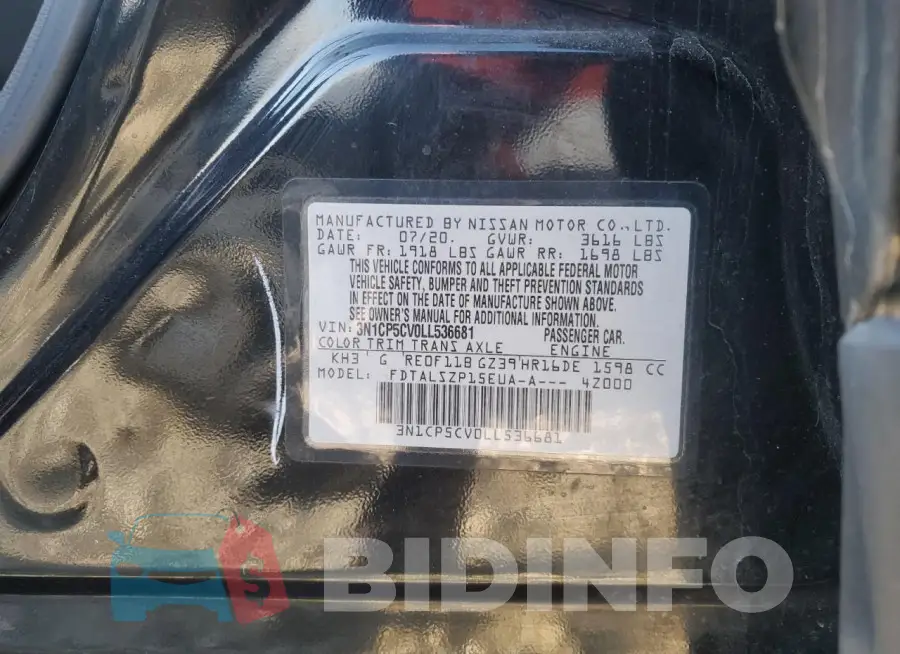 3N1CP5CV0LL536681 Photo# 13