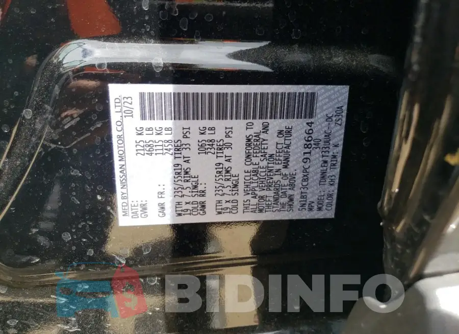 5N1BT3CBXPC918664 Photo# 14