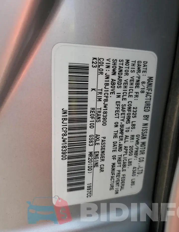 JN1BJ1CP8JW183900 Photo# 13