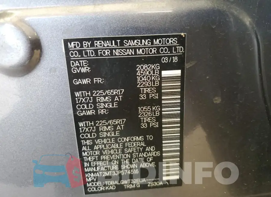 KNMAT2MT3JP574516 Photo# 12