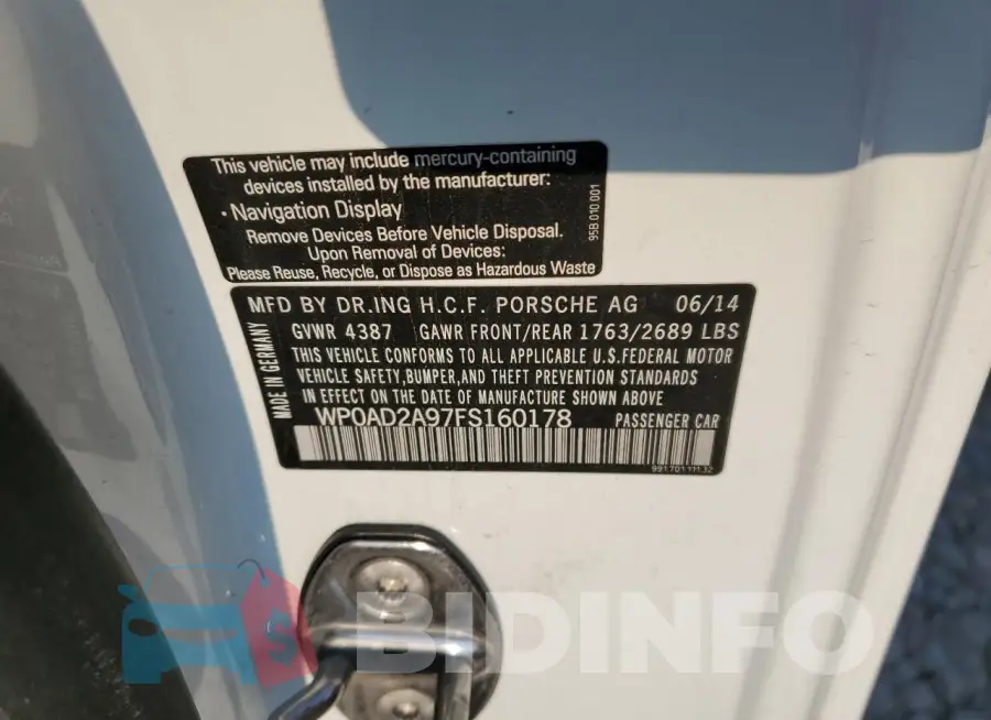 WP0AD2A97FS160178 Photo# 13