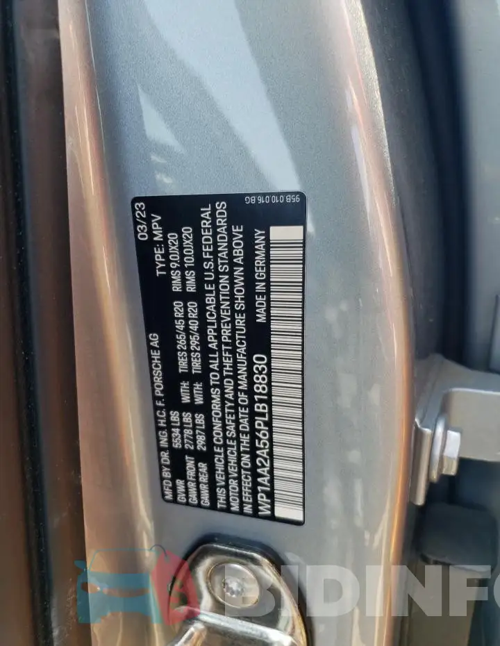 WP1AA2A56PLB18830 Photo# 12