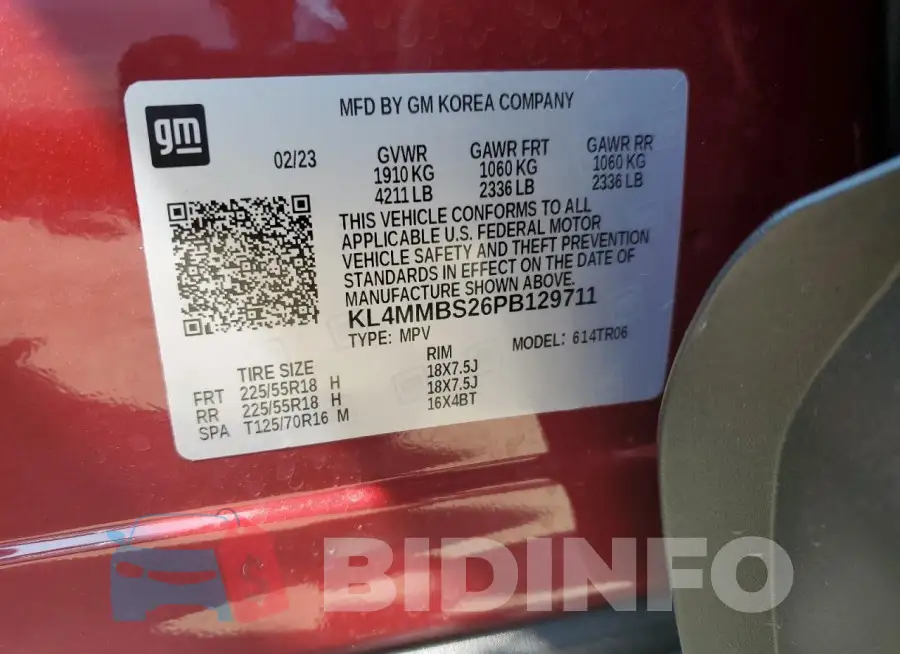 KL4MMBS26PB129711 Photo# 13