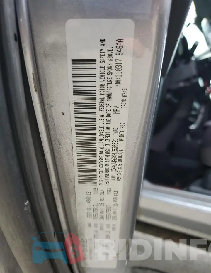 1C4AJWAGXHL530521 Photo# 13