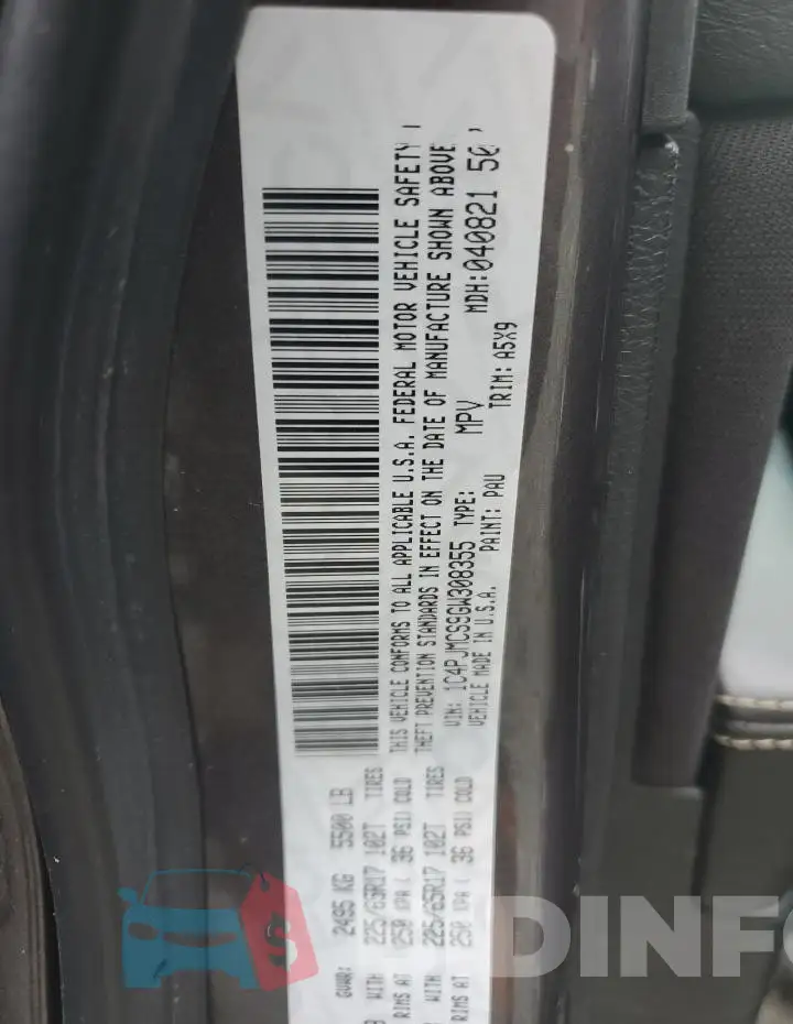 1C4PJMCS9GW308355 Photo# 13