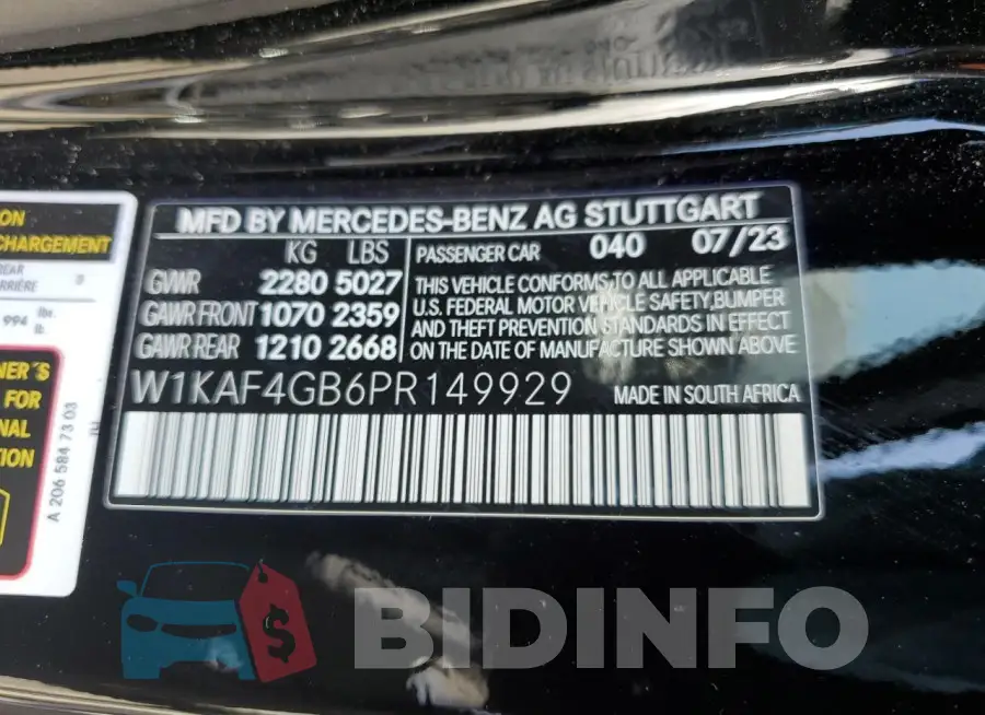 W1KAF4GB6PR149929 Photo# 12