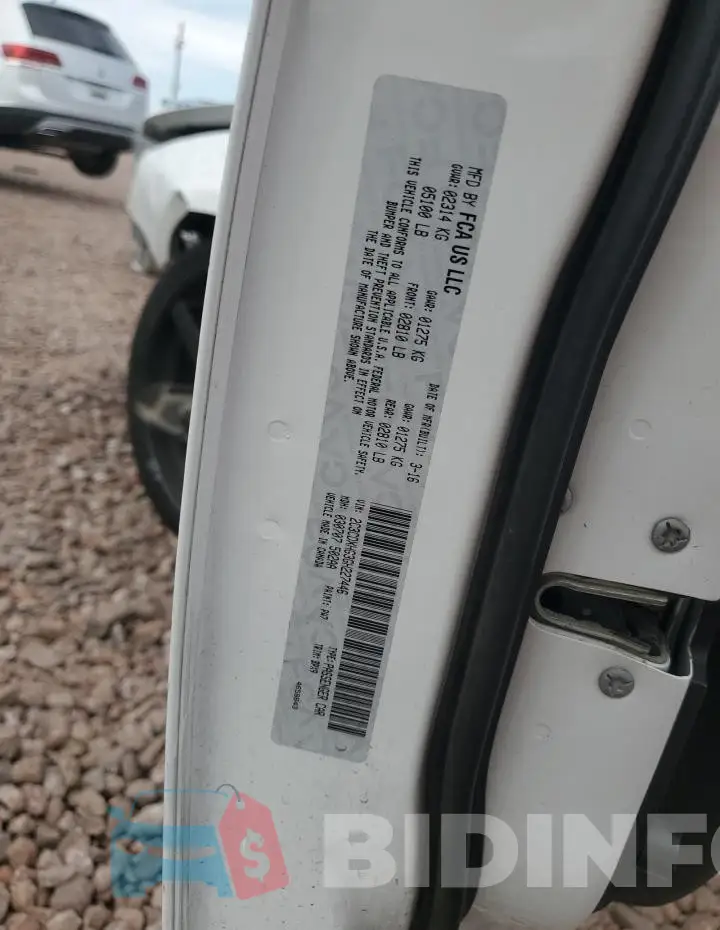 2C3CDXHG3GH227446 Photo# 12
