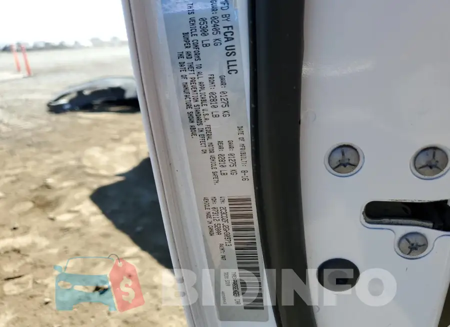 2C3CDZFJ2GH309713 Photo# 13