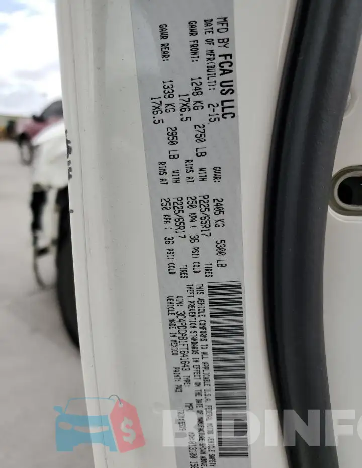 3C4PDCAB1FT641643 Photo# 13