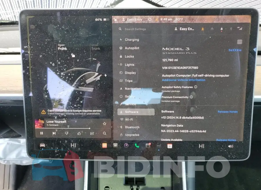 5YJ3E1EA0KF317190 Photo# 9